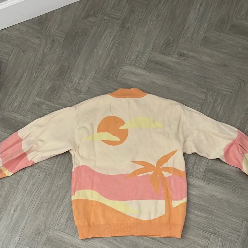 Princess Polly Sunset Sweater - Orange, Pink, Yellow - Picture 2 of 4